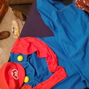 Mario men's costume XXL (50-52)